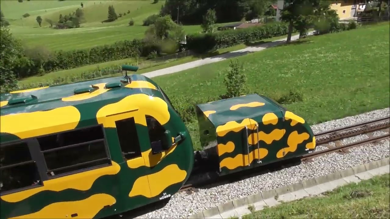 Schneebergbahn Salamander-Zug 10.8.2023 : Fahrt Bergauf