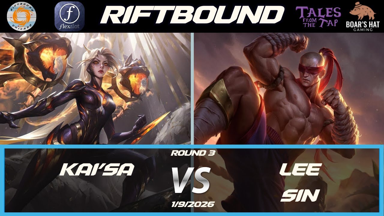 Kai'Sa VS Lee Sin   [Riftbound Gameplay Round 3]