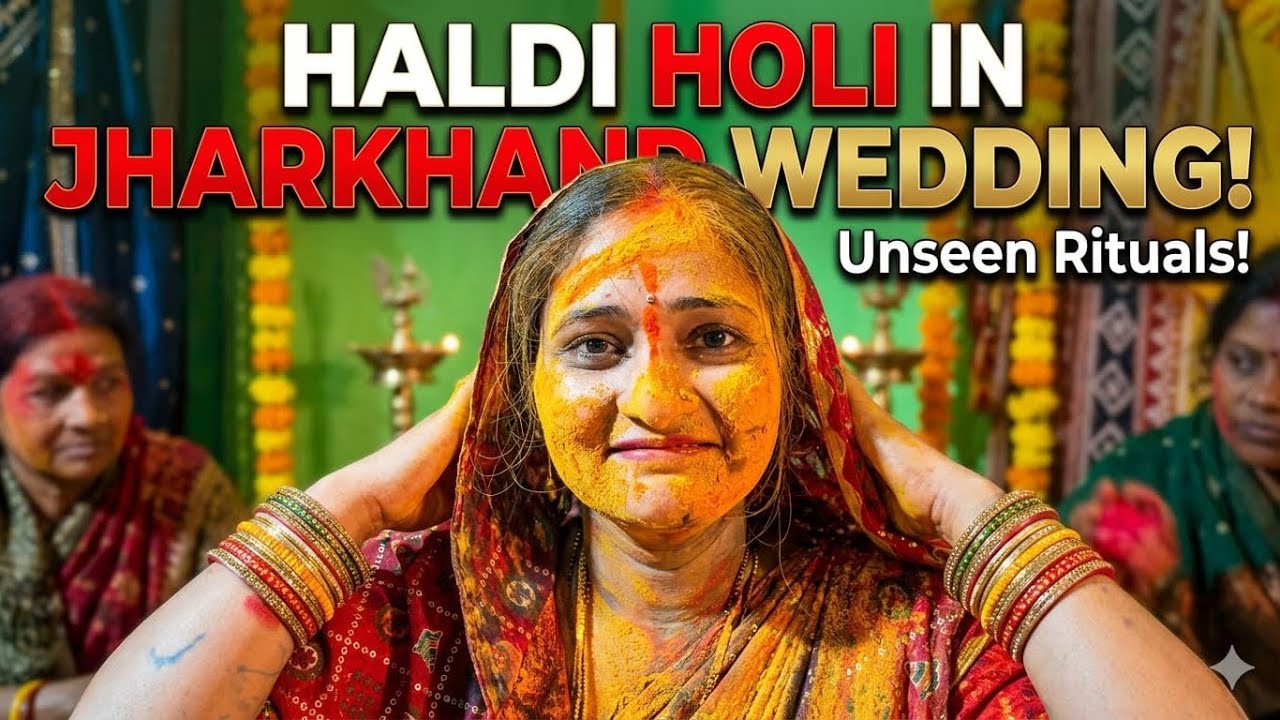 Haldi holi in Jharkhand wedding unseen rituals 
