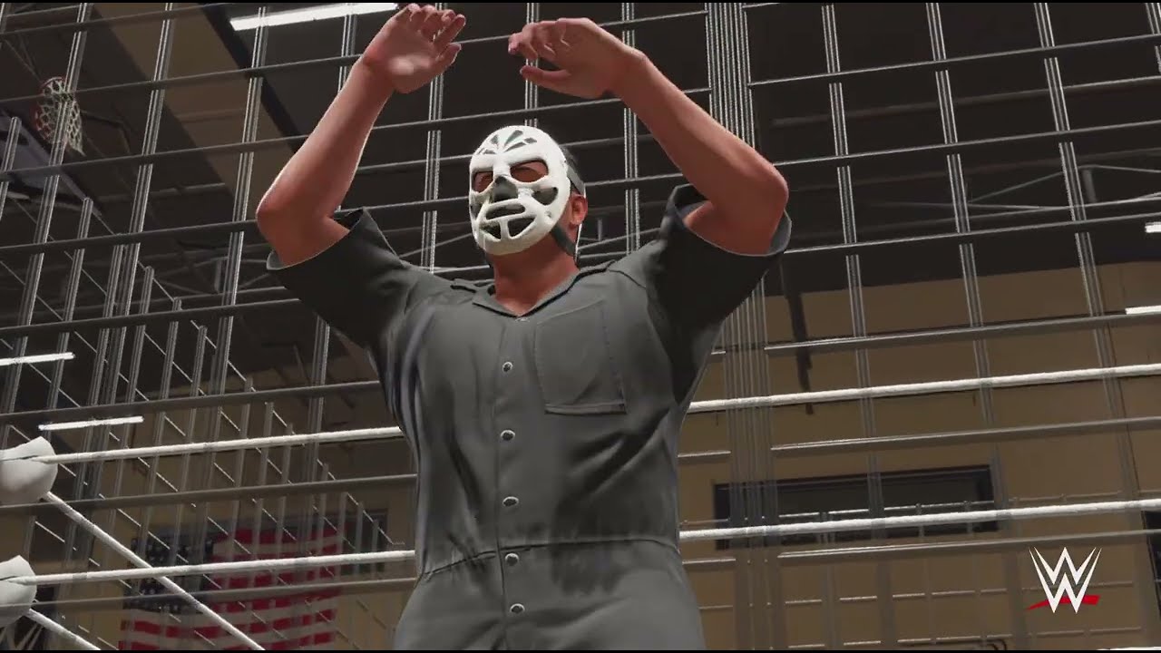 Bio wrestling steel cage match