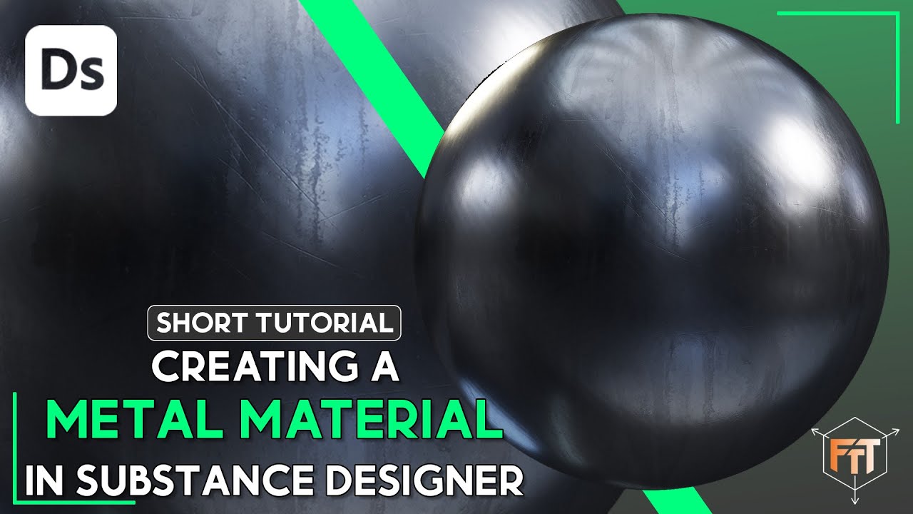 Создание простого металлического материала в Substance Designer