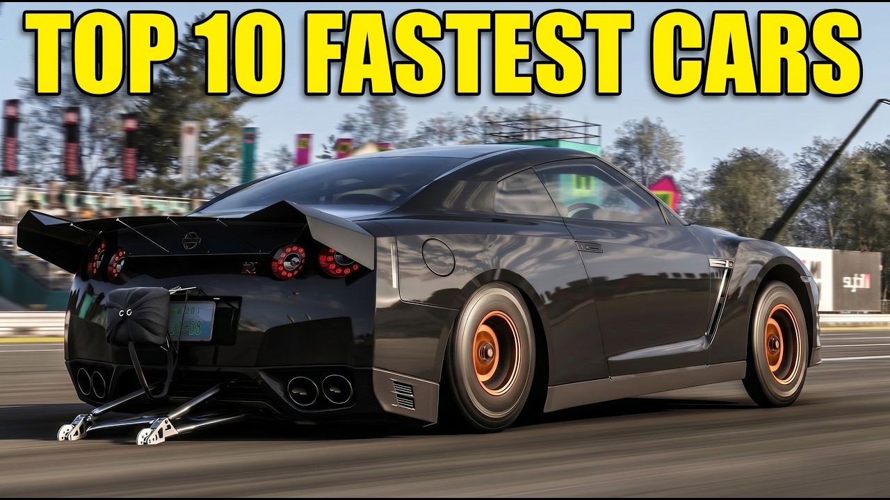 Топ-10 САМЫХ БЫСТРЫХ автомобилей в Forza Horizon 6