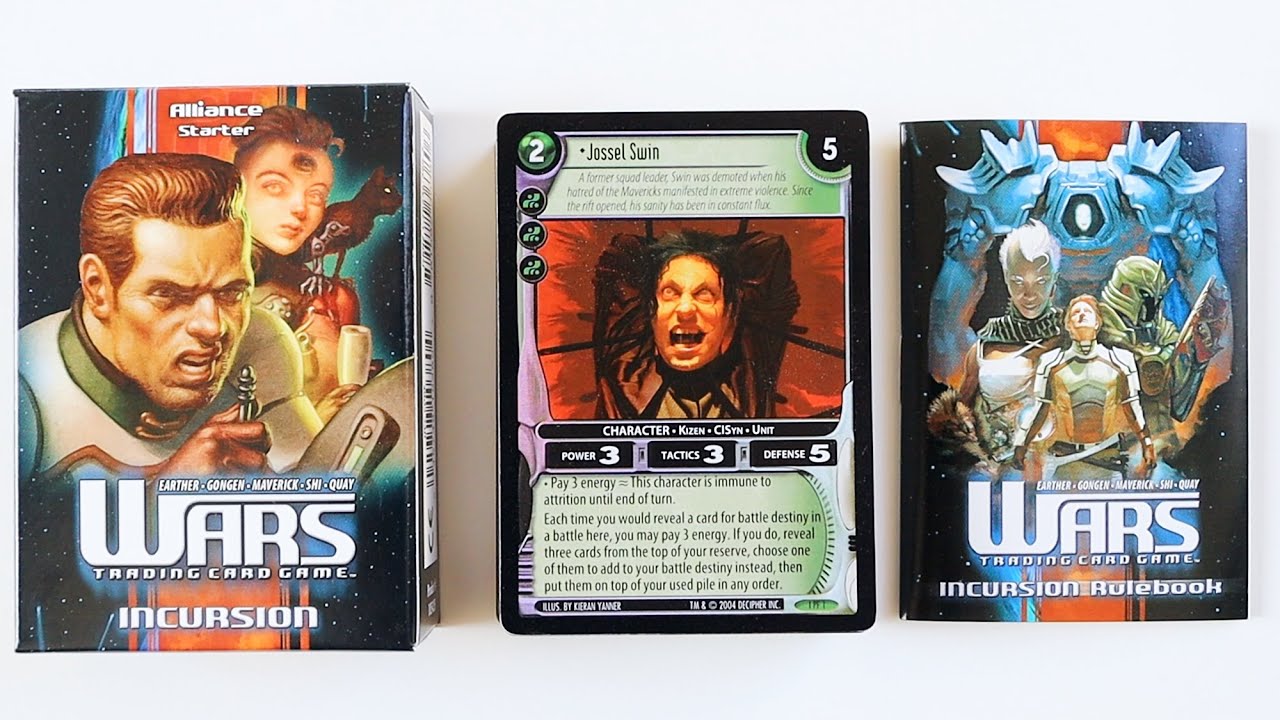WARS TCG: Incursion Set - Alliance Starter Deck Opening / Unboxing + Review | Rick Adams