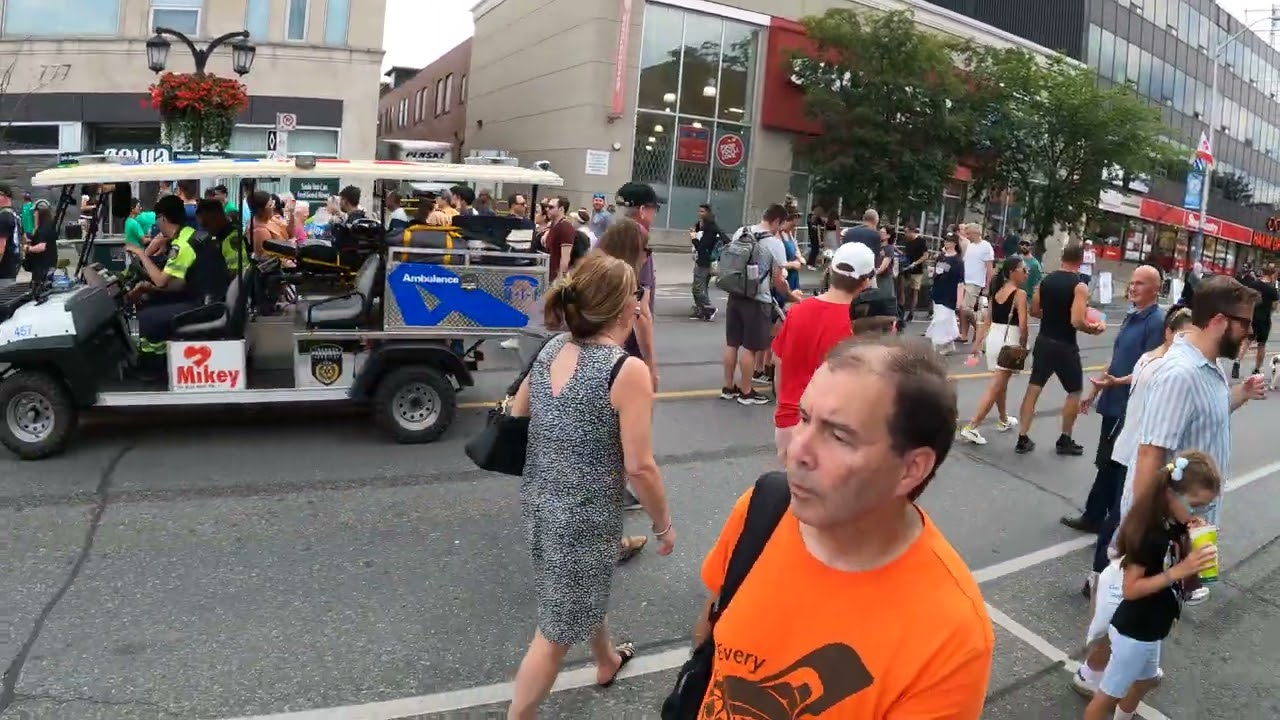 TASTE OF THE DANFORTH  2023 - GREEK MUSIC STAGE AT THE END [August 12, 2023]
