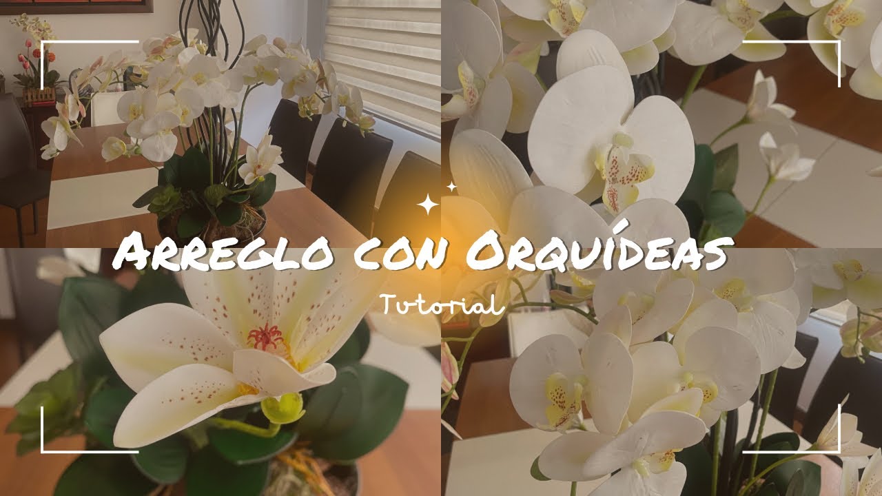 Tutorial de floristería: ¿cómo hacer un centro de mesa con Orquídeas? | Arte Lía Naviadornos