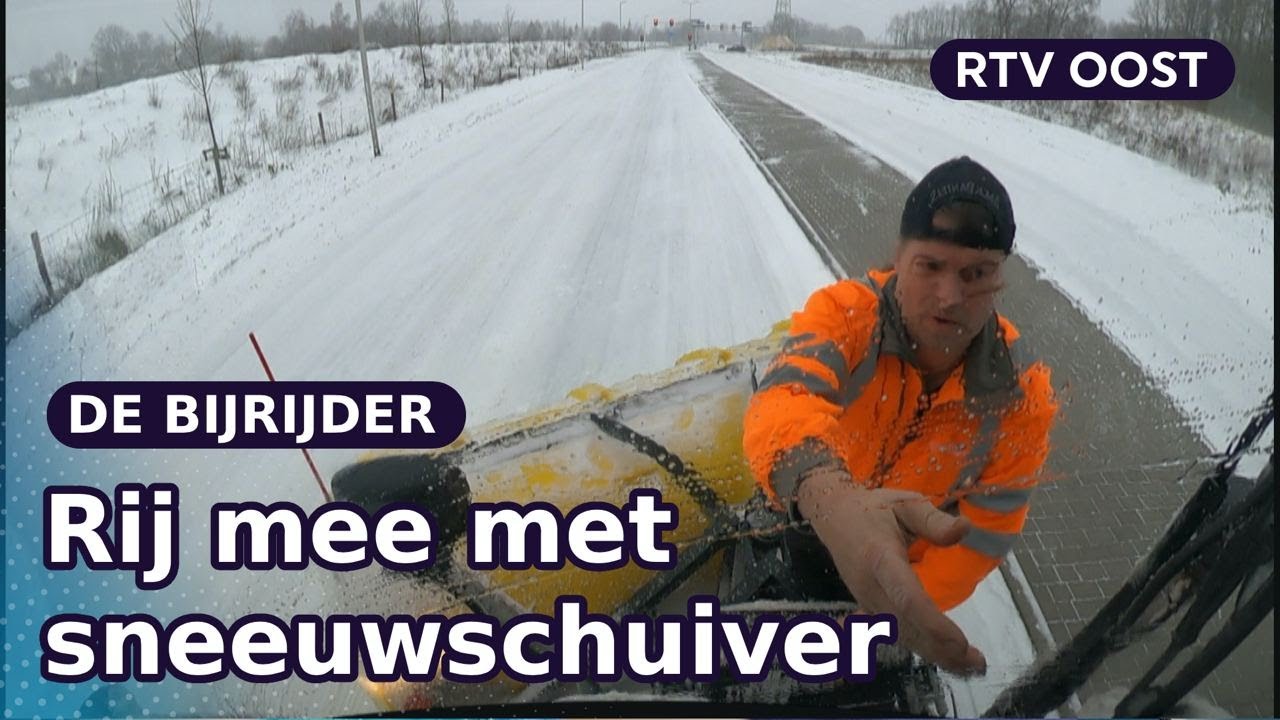 De Bijrijder: Meerijden op sneeuwschuiver rondom Hengelo en Borne | RTV Oost