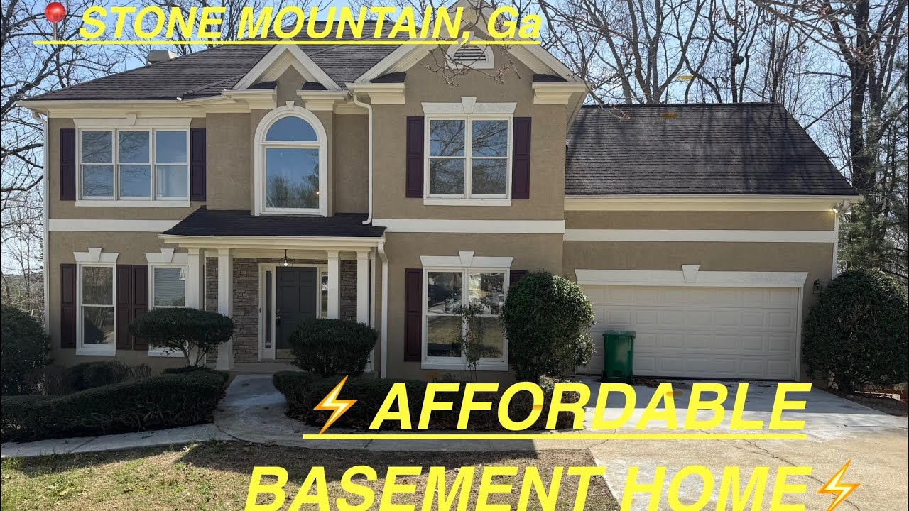 ⚡️AFFORDABLE⚡️What do you think of this basement home in Stone Mountain, Ga.