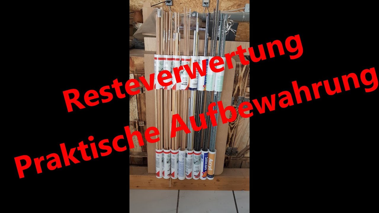 Resteverwertung - Praktische Aufbewahrung ( Klausis Paletten Art )
