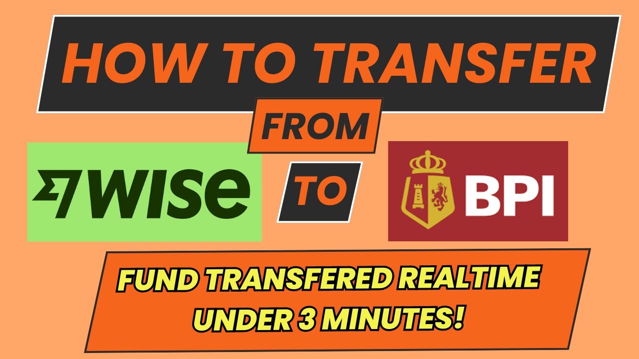 Как отправить/перевести деньги с Wise на банковский счет (демоверсия BPI)