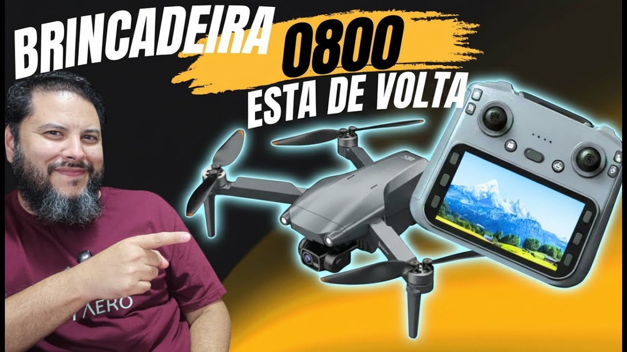 Brincadeira 0800 está de volta no canal bora participar drone de R$ 1.000 L600 na brincadeira 