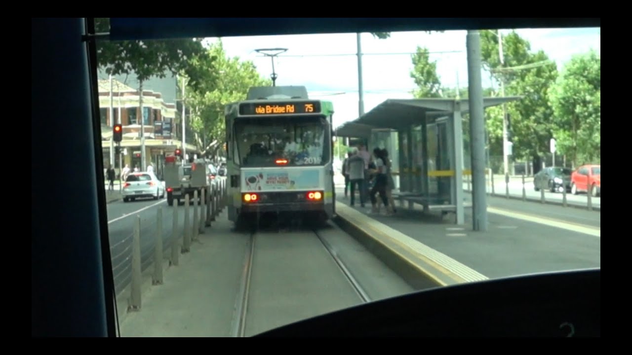 Driver's View Tram 48 Spring St to North Balwyn Melbourne. Early 2020