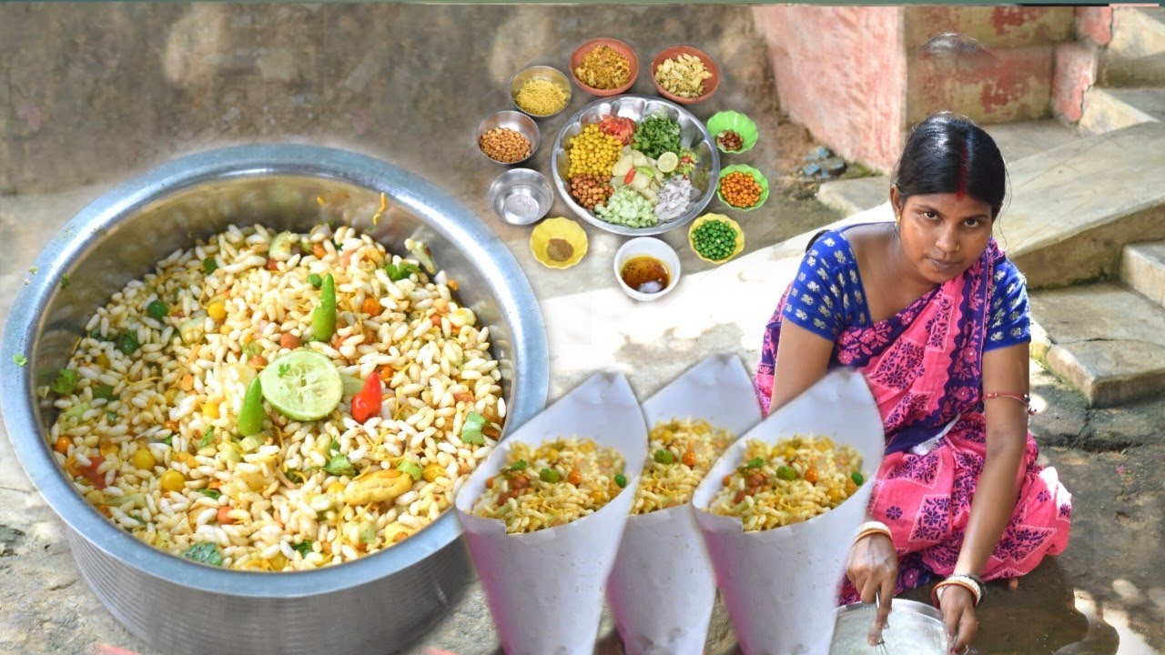 মেলায় খাওয়া সেই ঝালমুড়ি এবার ঘরেই বানান! একদম দোকানের স্বাদে | ঝালমুড়ি