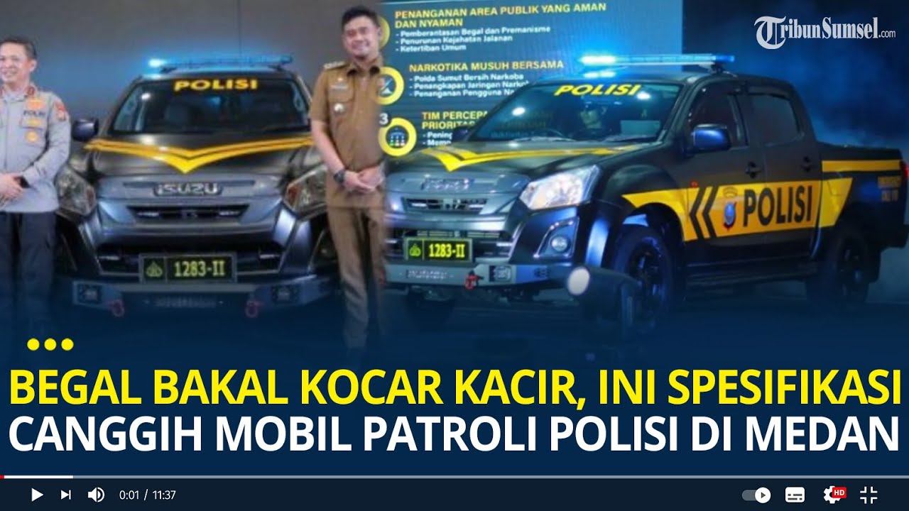 Begal Bakal Kocar Kacir, Ini Spesifikasi Canggih Mobil Patroli Polisi di Medan
