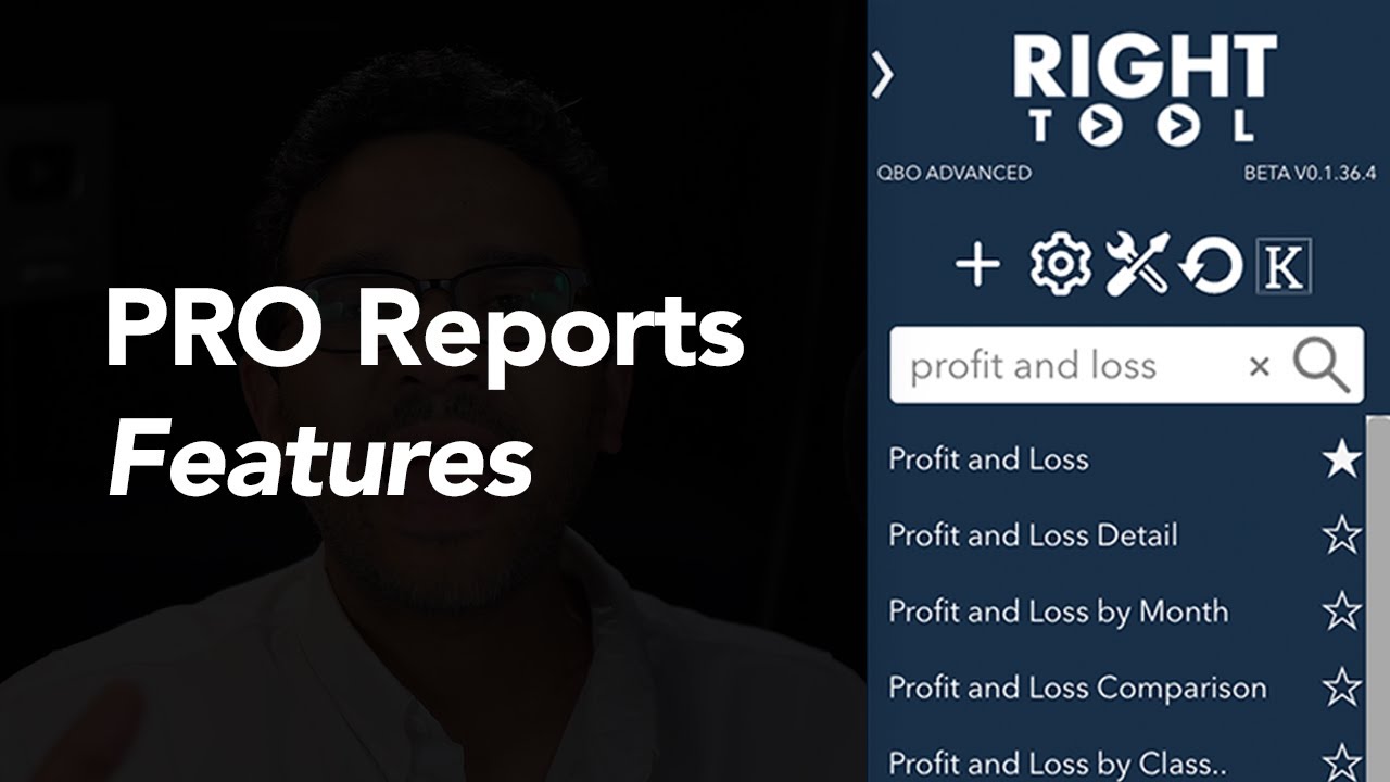 RightTool: Enhanced Reports Features  in QuickBooks Online