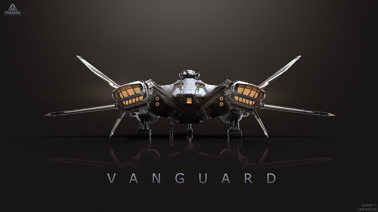 THE F -14 TOMCAT OF STAR CITIZEN - AEGIS VANGUARD (Harbinger and Warden)