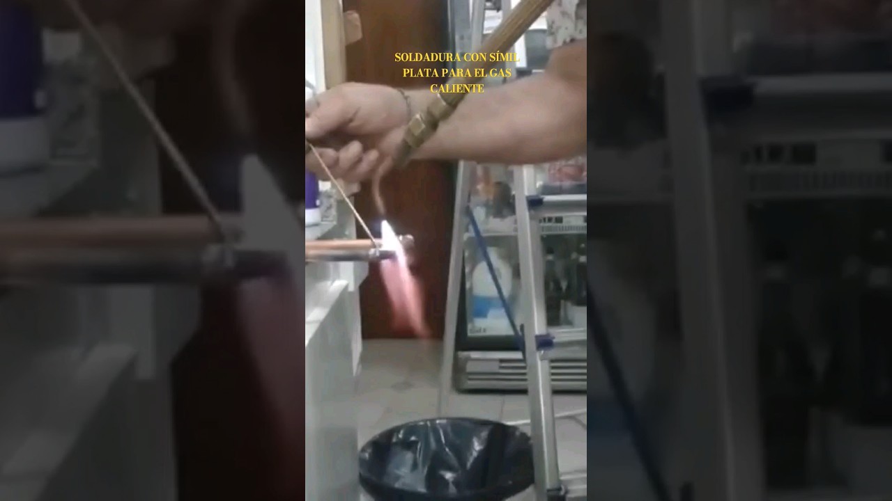 🌎✔ SOLDADURA CON SIMIL PLATA. #shorts