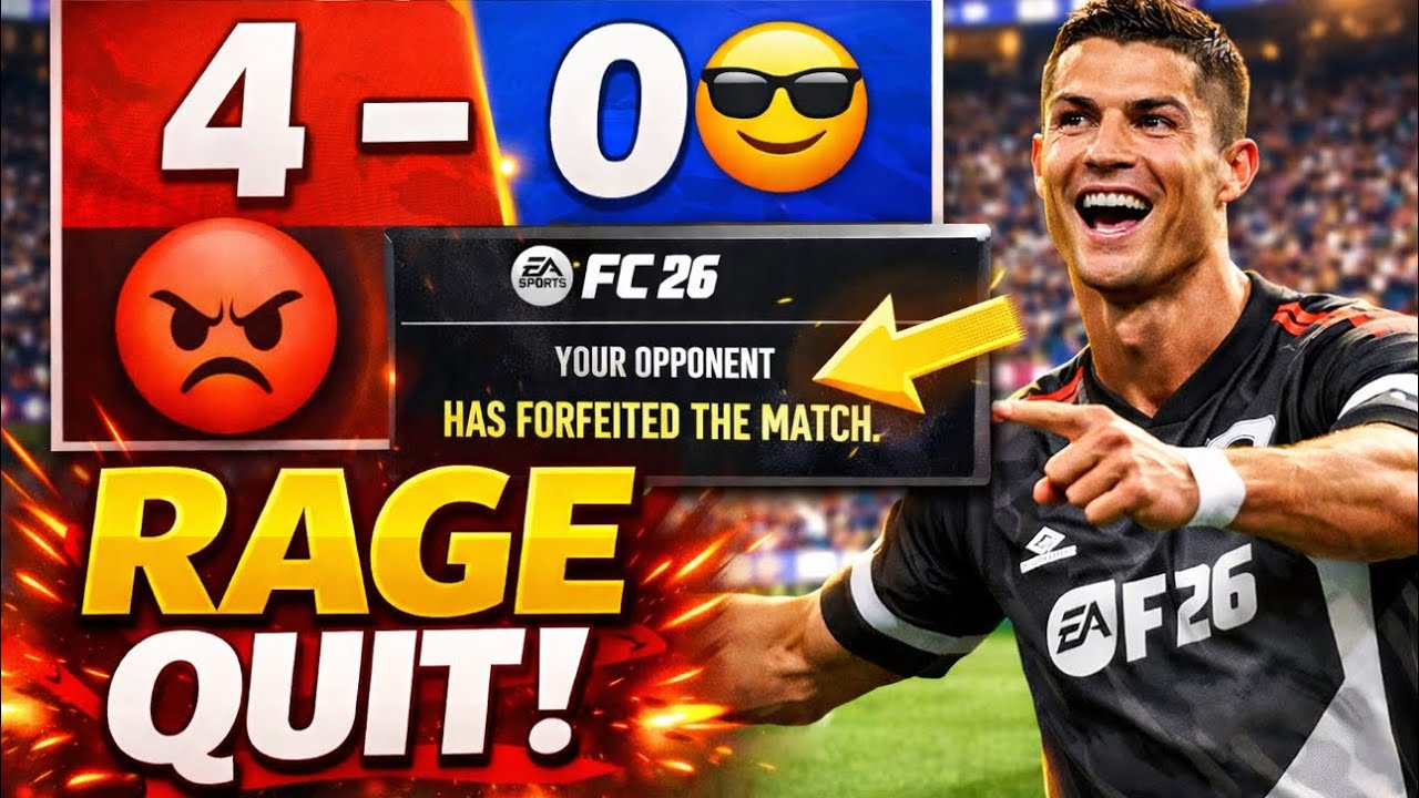 He RAGE QUIT After 4–0 😭 | FC 26 Online Match