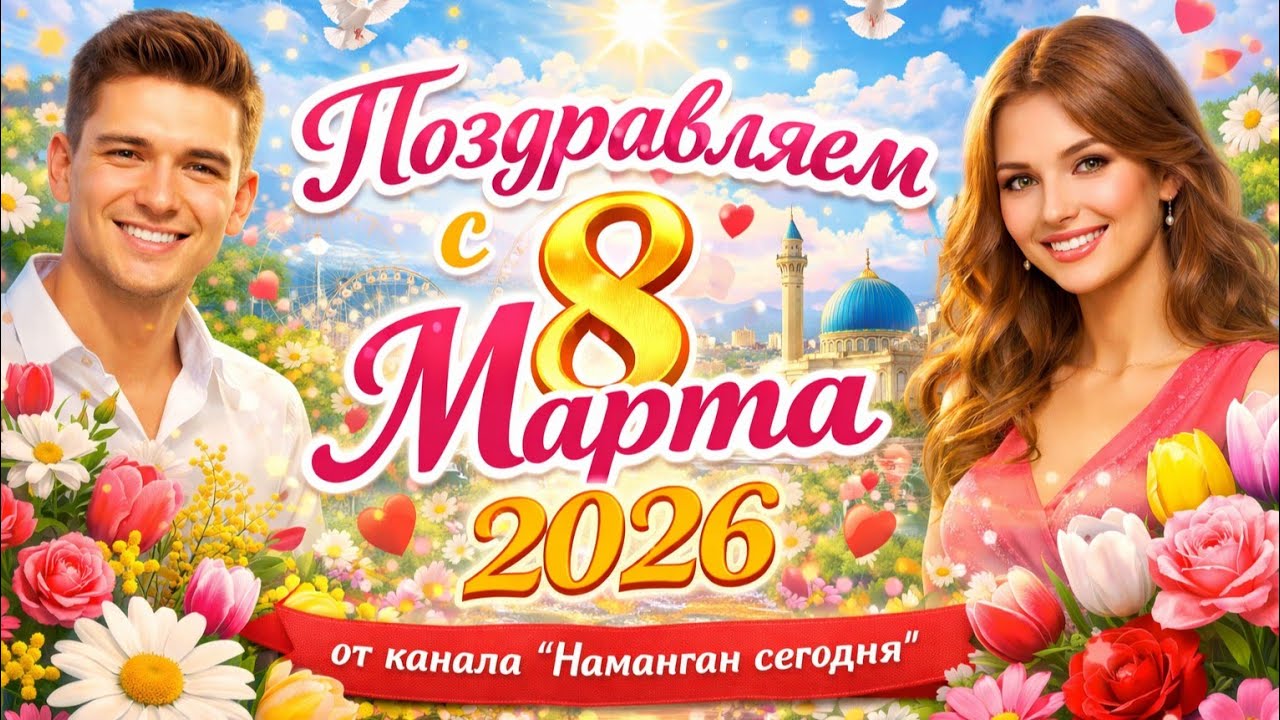 2026-03-08. Поздравление с 8 марта 2026 от канала 