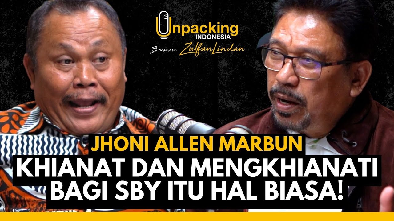 BAGI SBY KHIANAT DAN MENGKHIANATI ITU HAL BIASA!! : Jhoni Allen Marbun