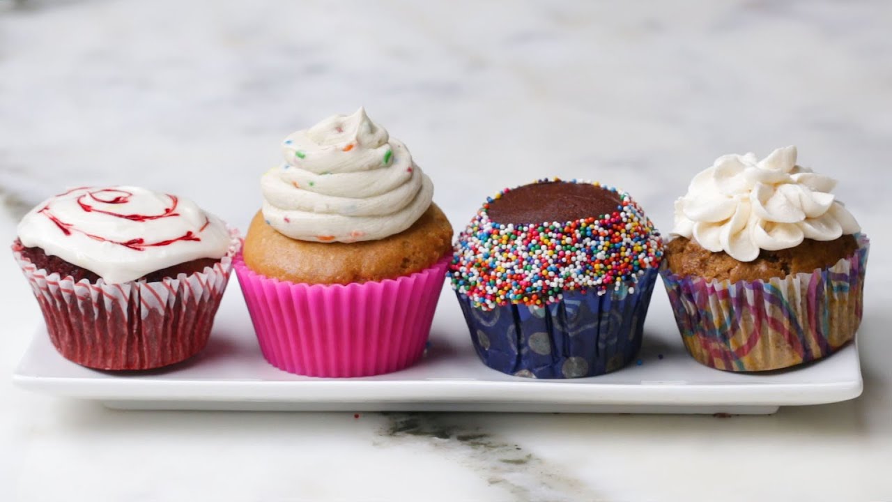 Vegan Cupcakes 4 Ways