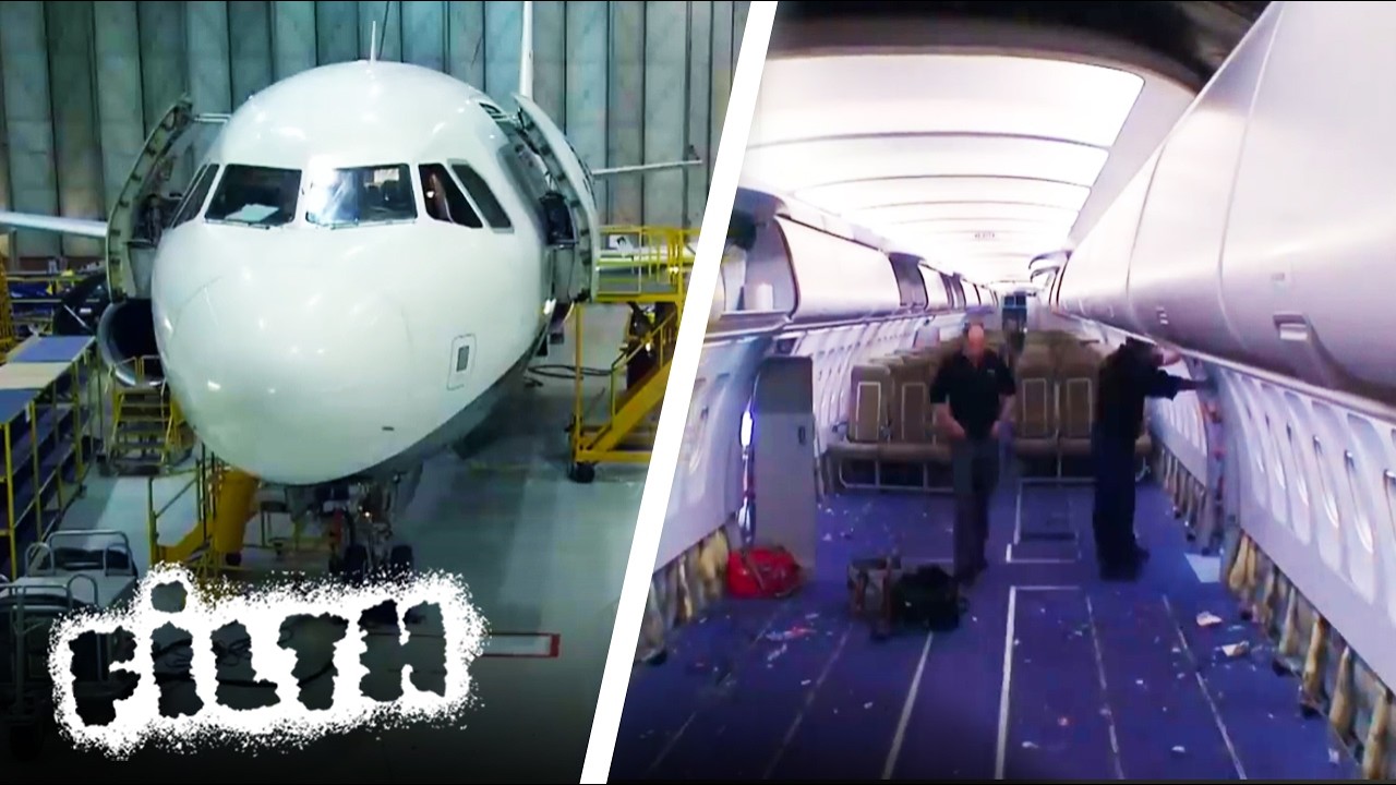 Most Disgusting Thing About Cleaning an Airplane | Filth