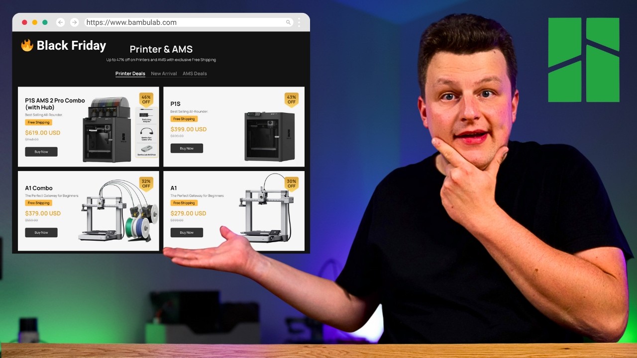 Черная пятница Bambu Lab 2025 &mdash; не тратьте деньги зря!