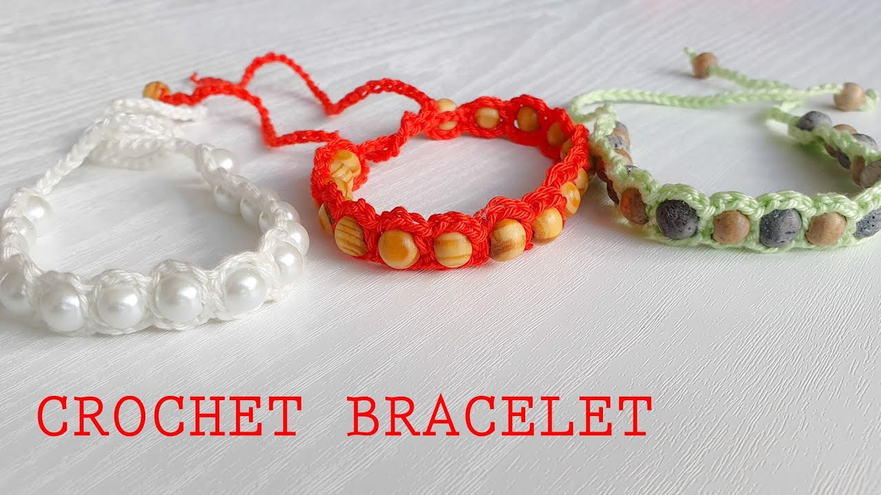 How to Crochet Bracelet Super Easy for Beginners