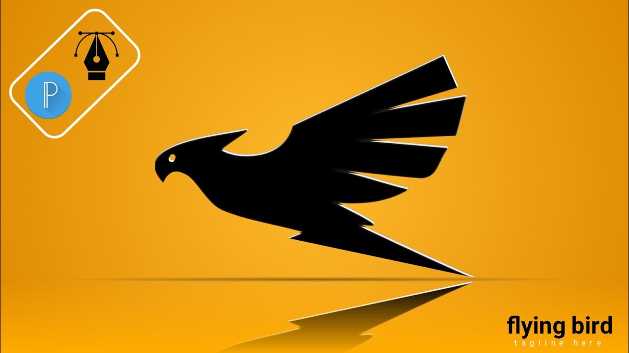 Pixellab bezier tools tutorial || bird skatch to vector design. #pixellab 