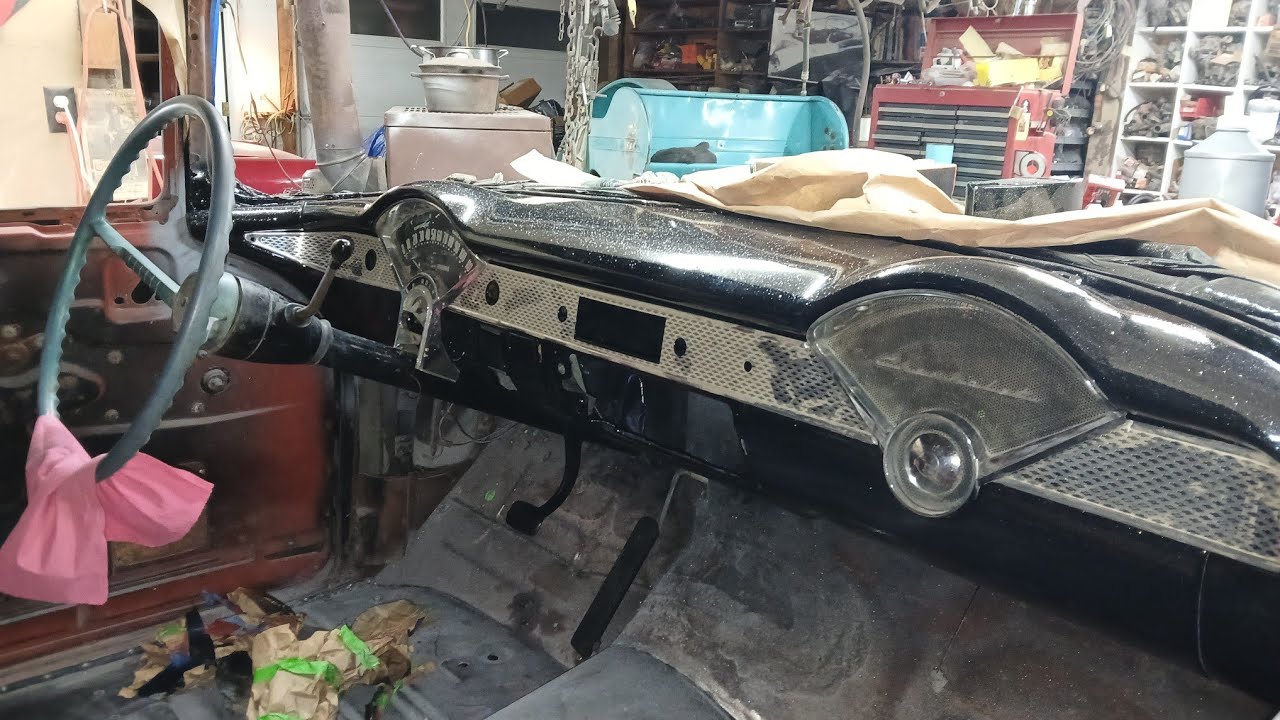 What are we up to on the 55 chevy#1955chevrole#oldschool#carrestorationproject#chevrolet#automotive