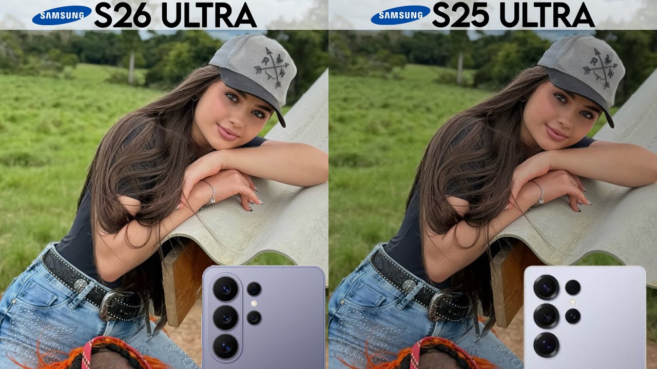 Сравнение камер Samsung Galaxy S26 Ultra и Samsung Galaxy S25 Ultra.