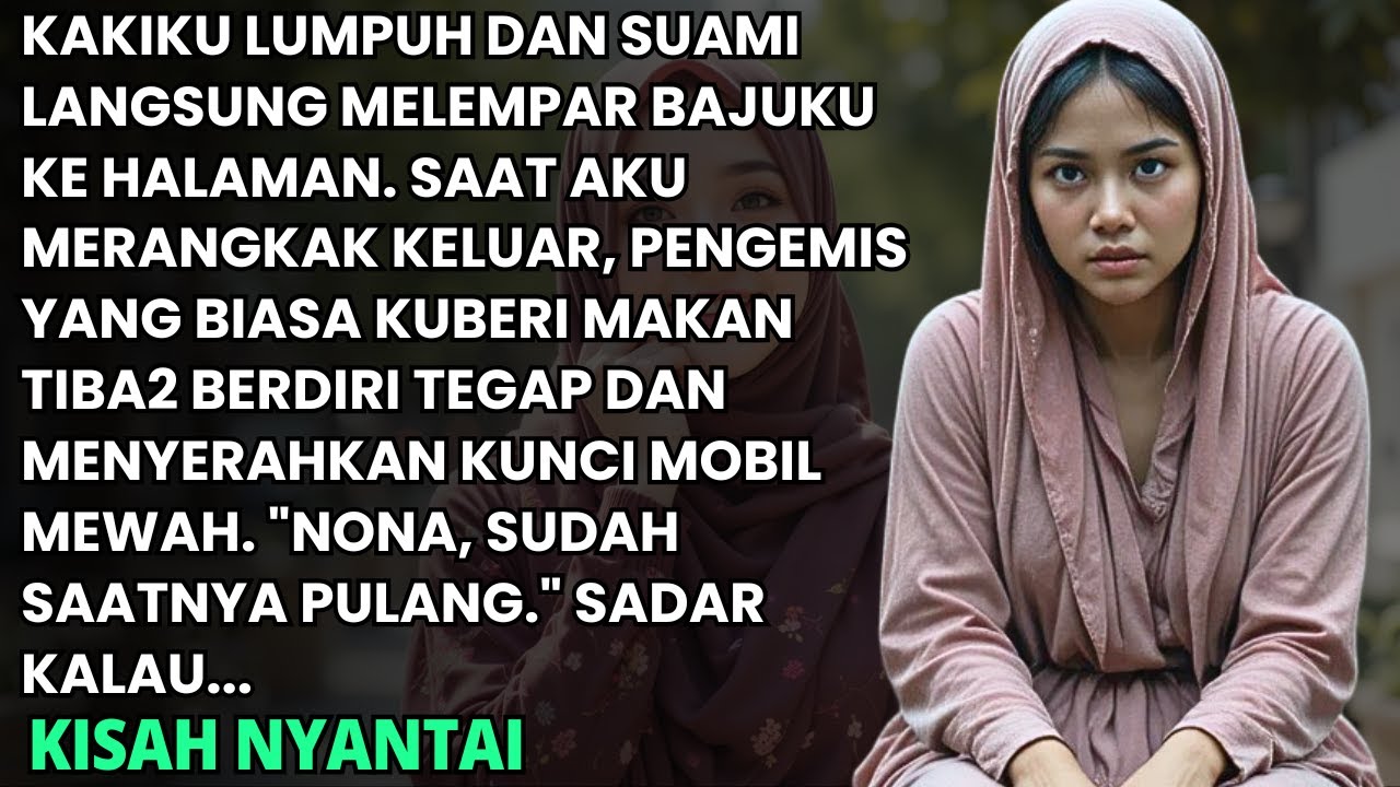 SUAMI MENGUSIRKU KARENA AKU JADI CACAT—LALU PENGEMIS TUA DI DEPAN PAGAR MEMBERIKAN SESUATU...