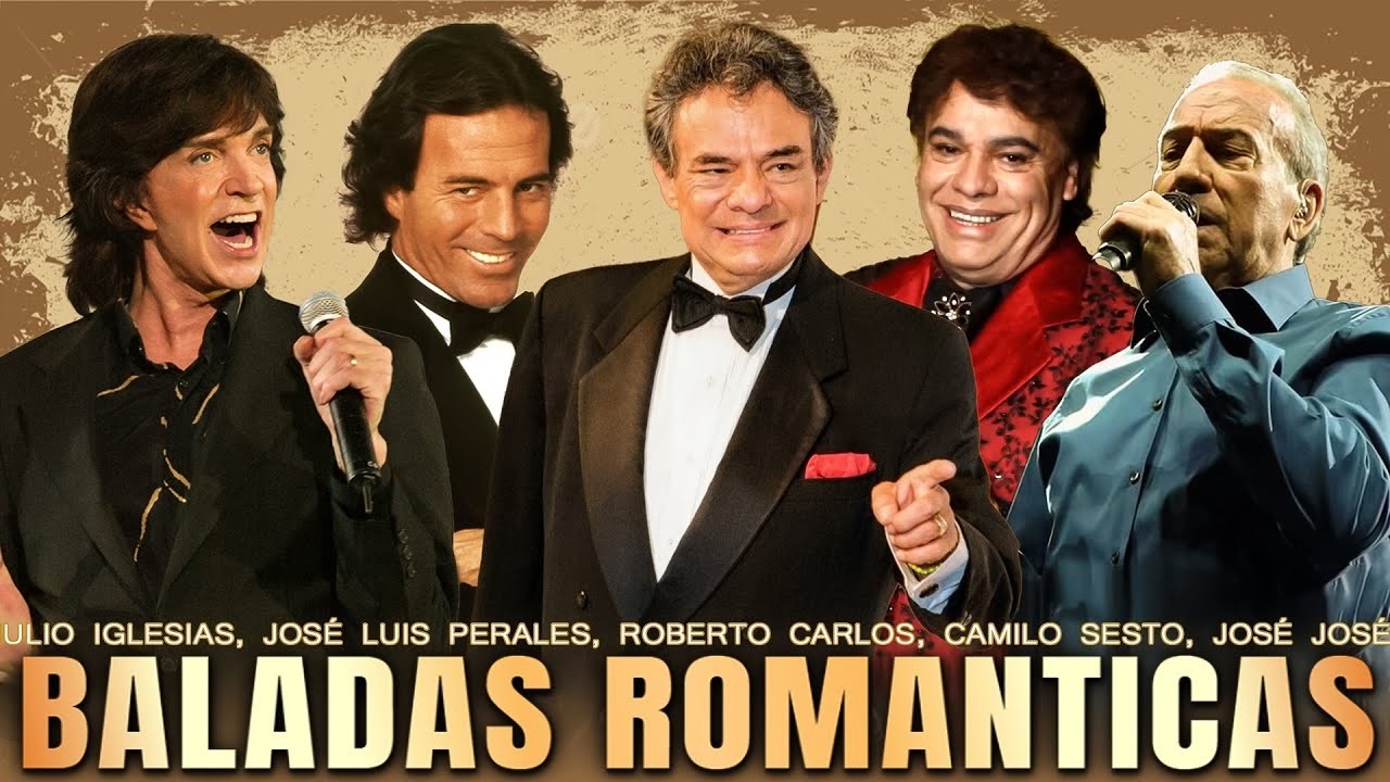 Julio Iglesias, Camilo Sesto, José Luis Perales, José José, Juan Gabriel   Exitos Baladas Romanticas