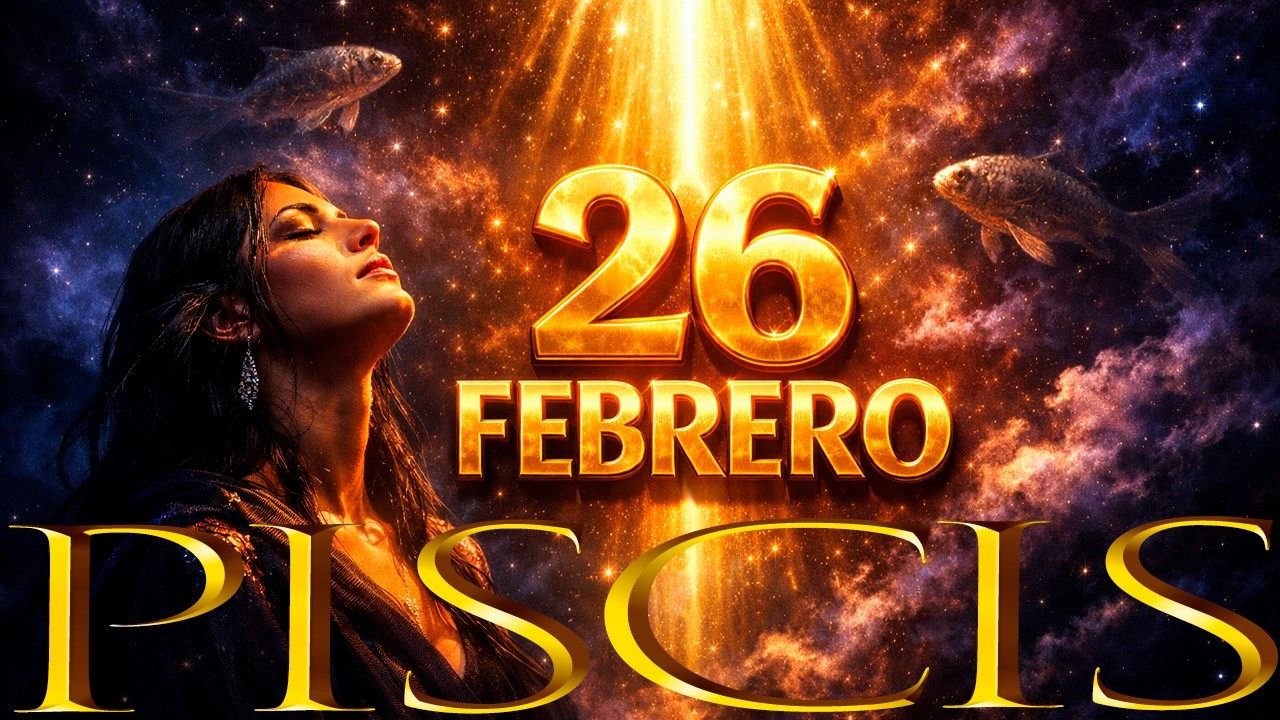 PISCIS 26 de FEBRERO: ¡Tu ORACIÓN Silenciosa fue ESCUCHADA! 😭🙌 Lo que tanto ESPERABAS llega HOY ✨🌊