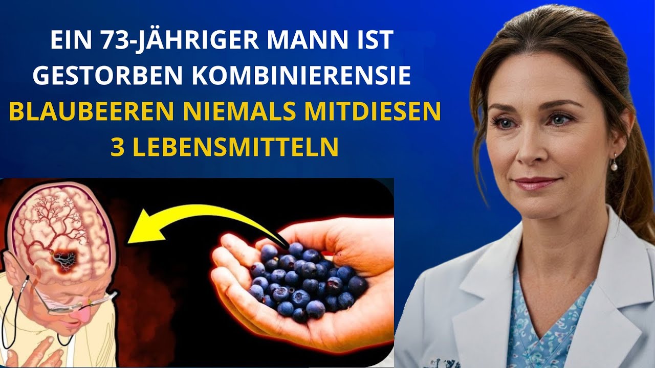 Senioren: Essen Sie Heidelbeeren NIEMALS mit diesen 3 Lebensmitteln! | Gesundheitsarzt