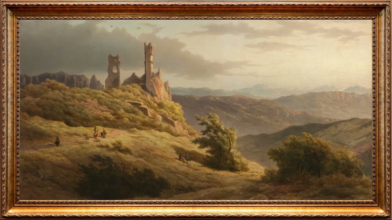 Luxury Art Vintage Oil Painting | Framed Art Aesthetics Screensaver for TV