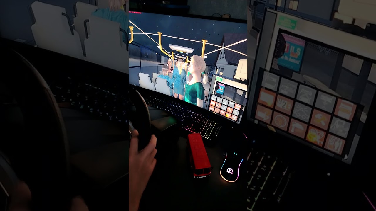 Рейс водителя автобуса от первого лица в OMSI 2 ПАЗ 320402 