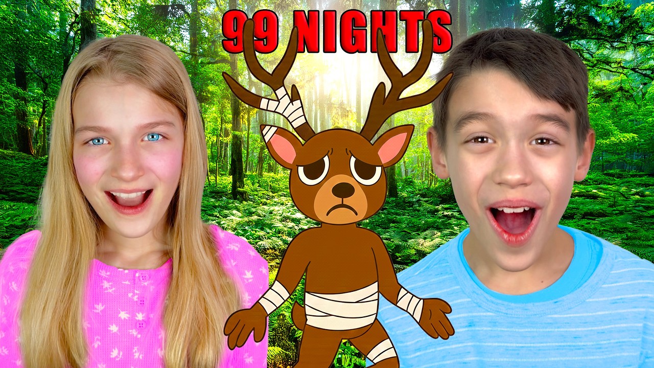 We Saved The DEER In 99 Nights in The Forest IRL!