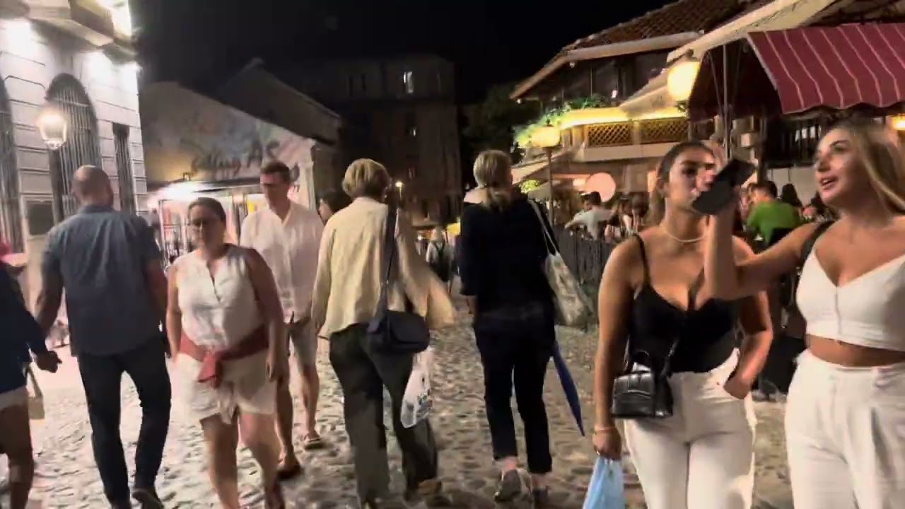 Skadarska street at 11pm - Belgrade