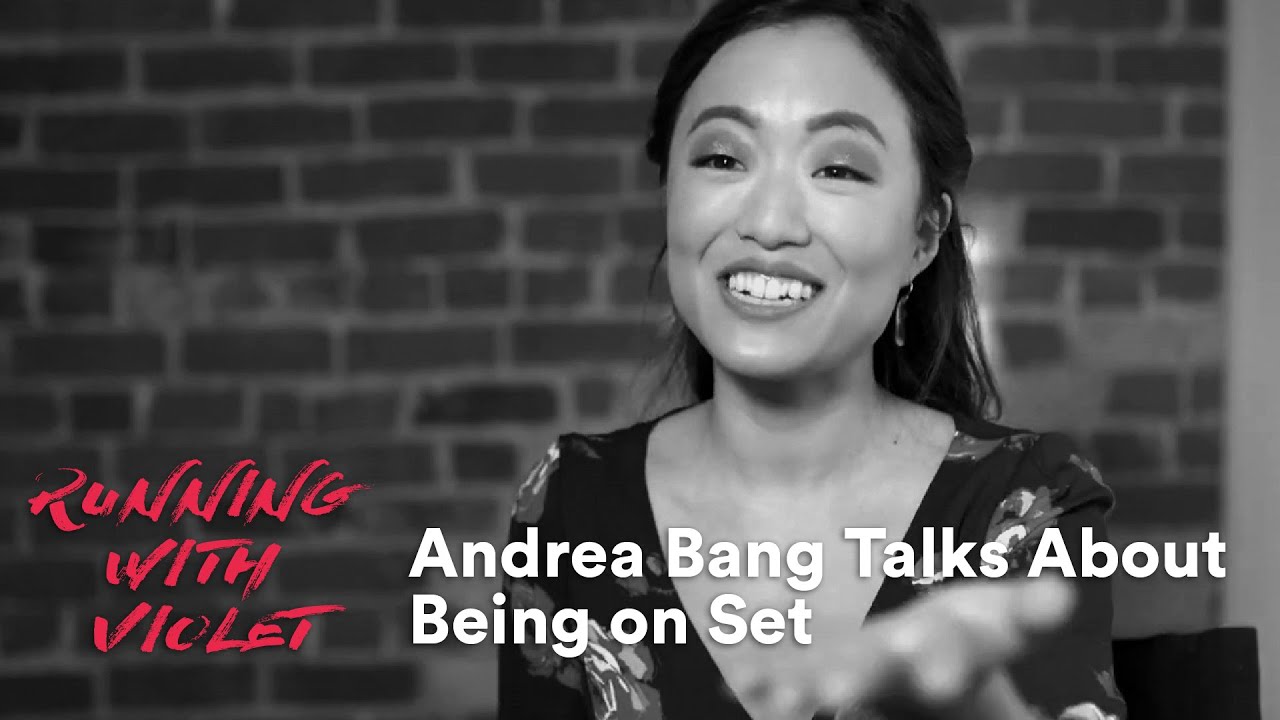 Andrea Bang Talks About Being on the Set of Running With Violet