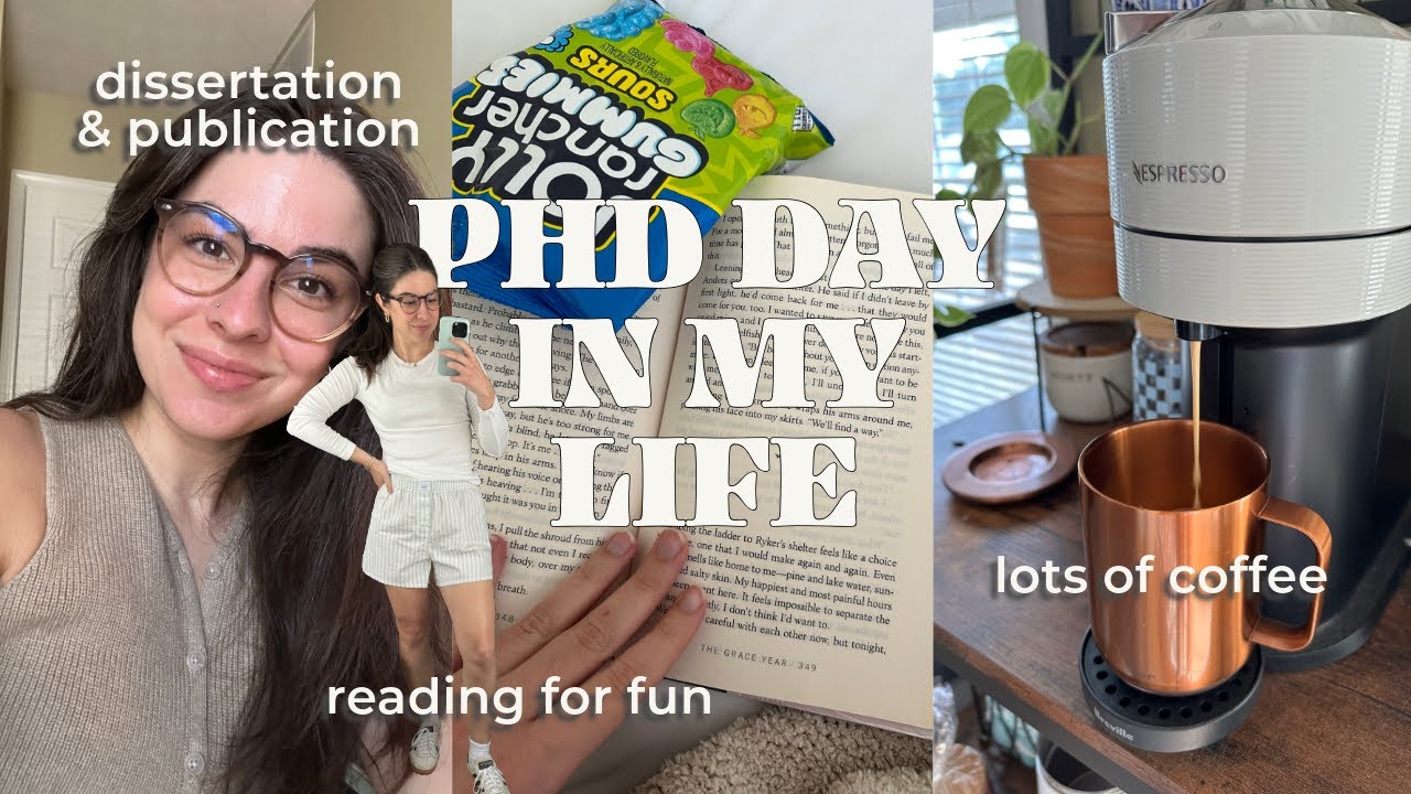 GRAD SCHOOL VLOG: treating my PhD like a 9-5 job 📝💻☕