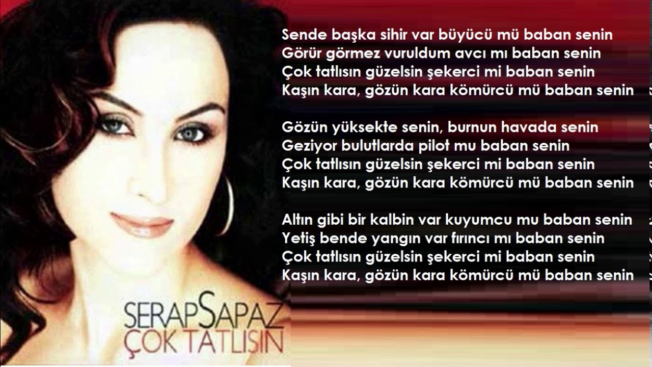 Serap Sapaz - Çok Tatlısın (Orijinal Karaoke)
