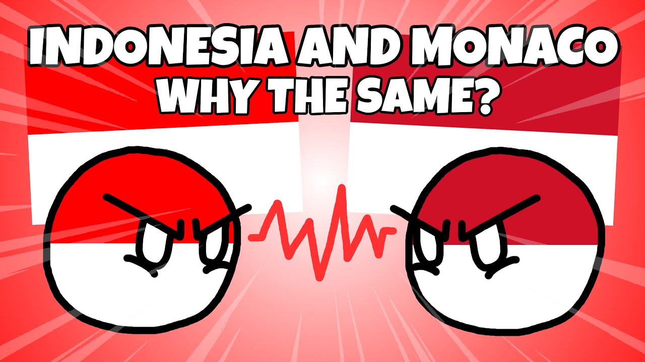 Почему у Индонезии и Монако одинаковый флаг?