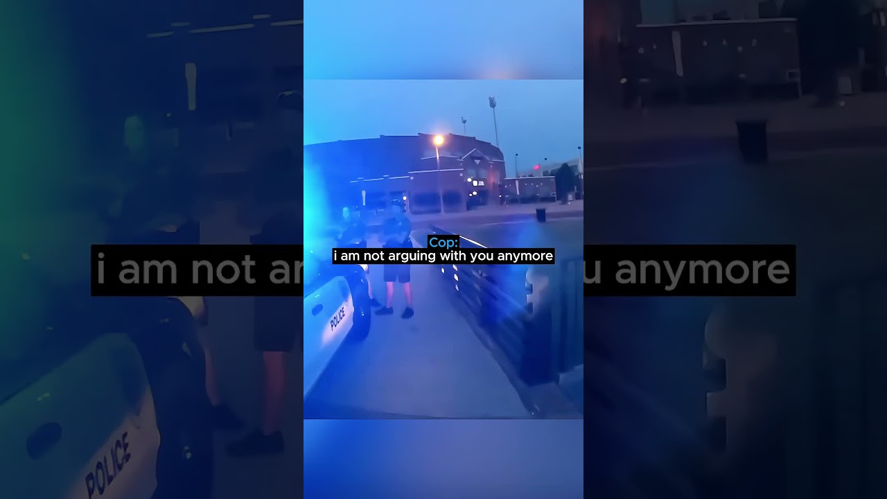 Cop tries to ticket bikers for no reason