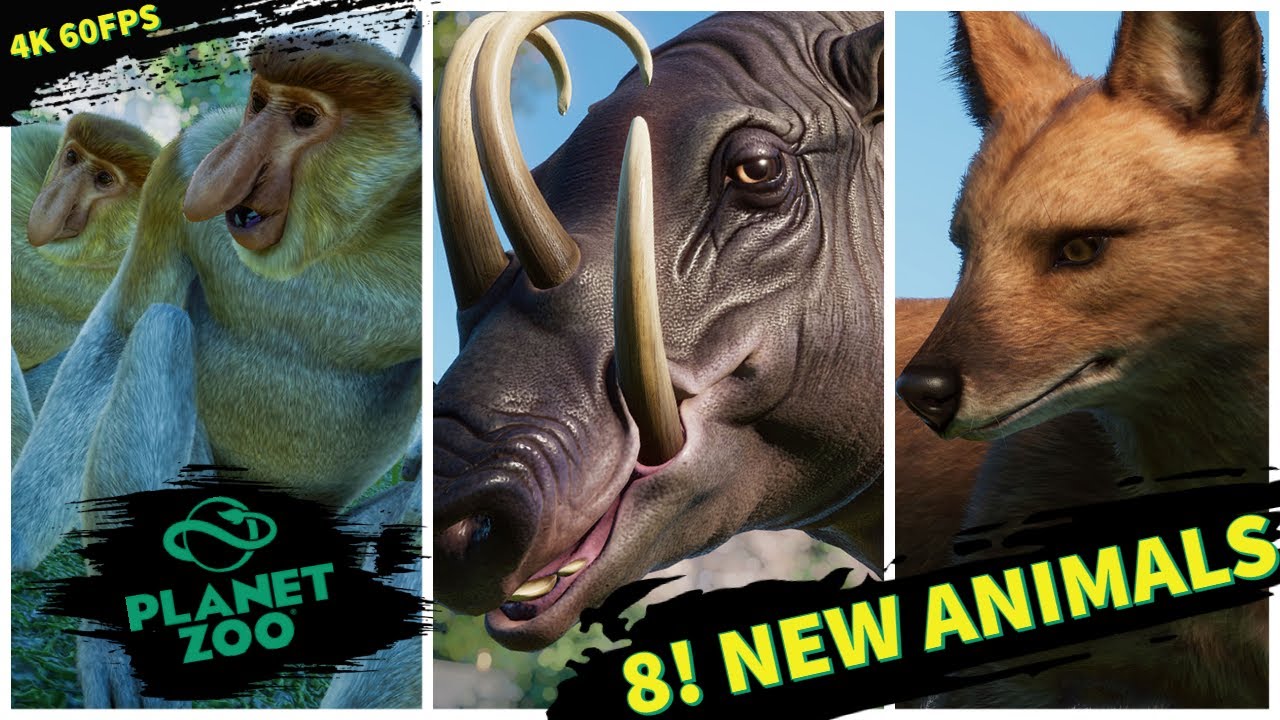 ALL 8 NEW ANIMALS SHOWCASED - Planet Zoo Southeast Asia Pack [4K 60FPS]