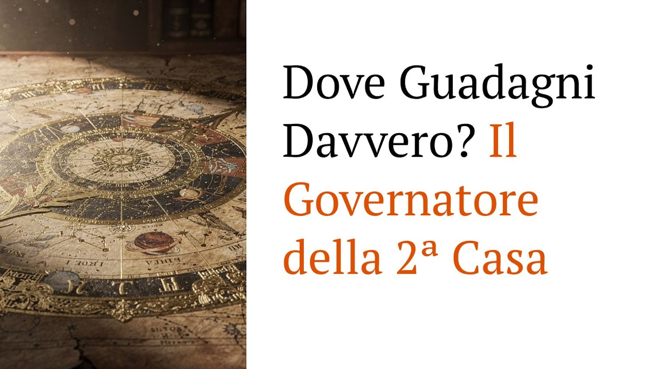 Il Vero Segreto dei Soldi nel Tema Natale 💰 | Governatore della 2ª Casa nelle 12 Case