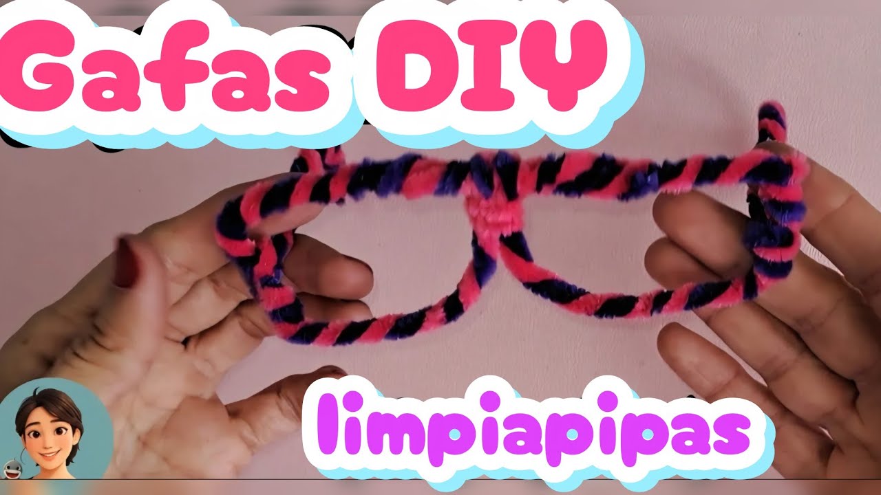 [PASO A PASO] 🥽 GAFAS DIY con LIMPIAPIPAS | Manualidad FÁCIL y divertida ✨️ Pipe cleaner Glasses