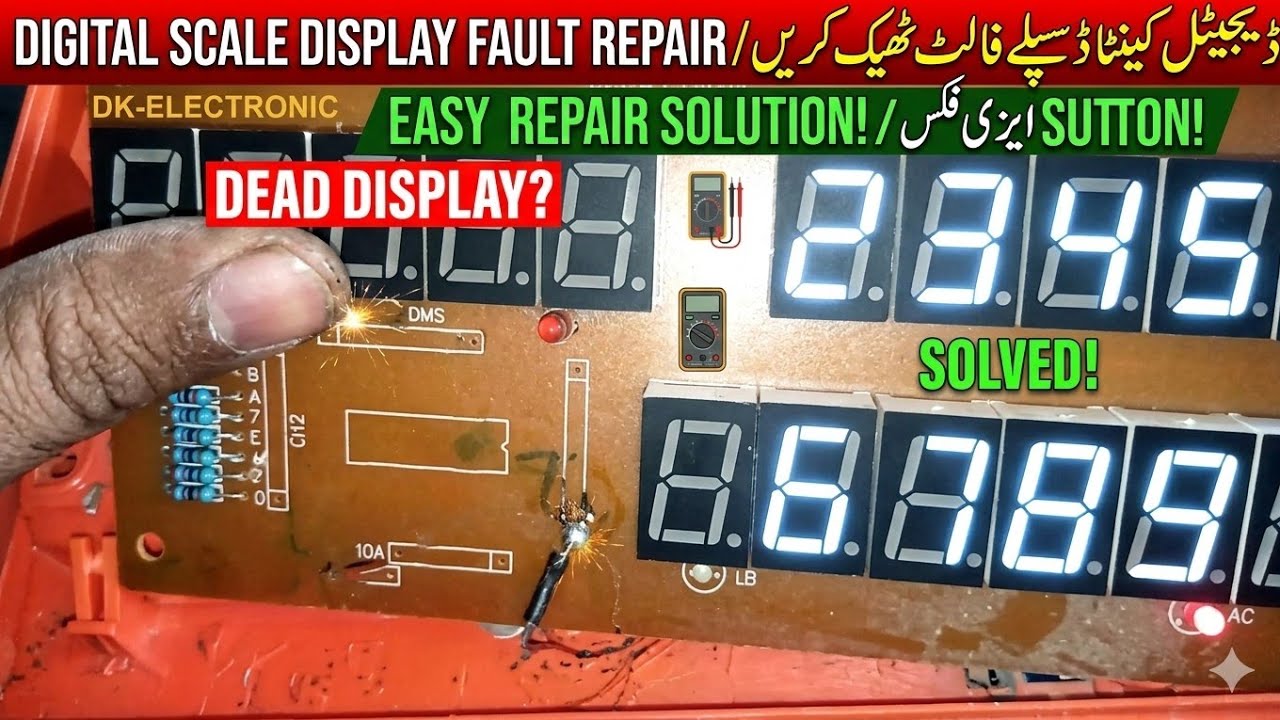 how to solve digital canta display problem, weight scale display foult repair,digital scale repair,