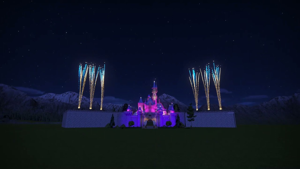 Planet Coaster Hong Kong Disneyland Fireworks -- Momentous(Ending)