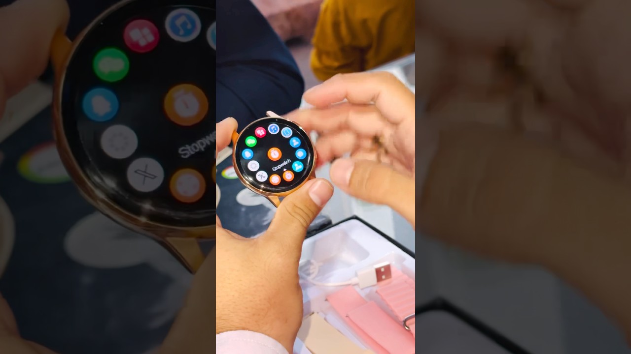 Active 2 smart watch with 7straps and wireless charging 👍 #shortsfeed #smartwatch #shorts #tech