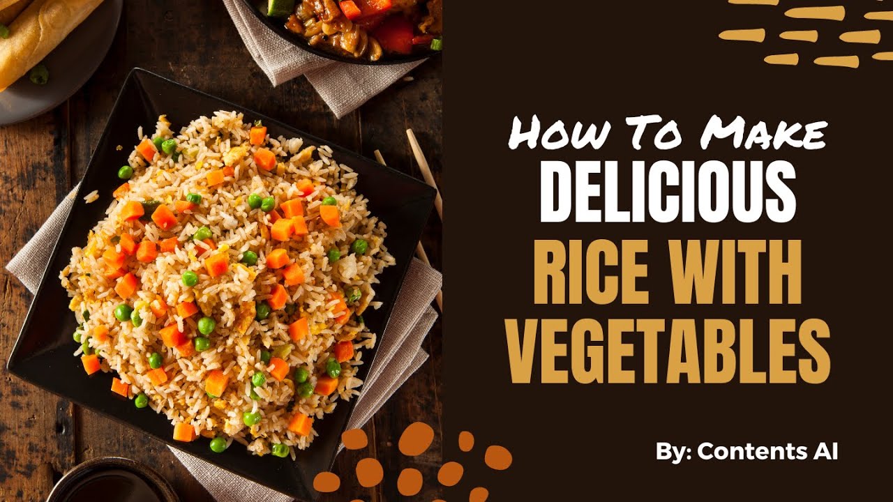 Brown rice with vegetables and spices: An easy and tasty vegetarian recipe to try at home!